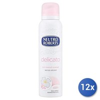 12X Bundle Roberts Deodorant Spray 150 Ml. Frisch Monoi/Freesie