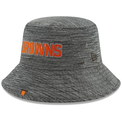 NWT Authentic NFL New Era Men's Summer Graphite Team Bucket Hat With Chin Strap