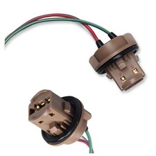 2 PCS 7443 Car Brake Light Socket, Plug and Play Plastic Female Pure Copper