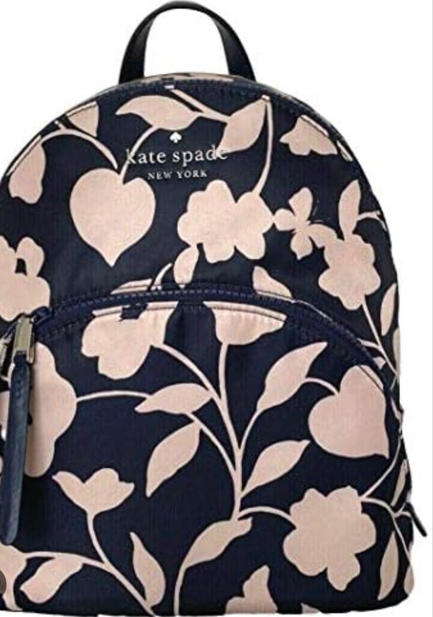 NWOT Kate Spade NY KARISSA NYLON GARDEN VINE MEDIUM BACKPACK  display picture 3