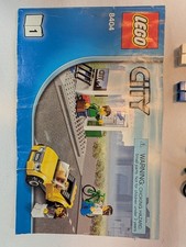 LEGO 8404 Libro 1 Solo Costruzione Autobus Fermata COMPLETO di manuale e minifigure