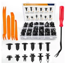 GOOACC - GRC-33’240PCS Bumper Retainer Clips Car Plastic Rivets Fasteners Push R