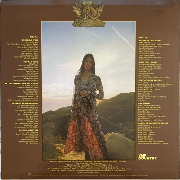 Emmylou Harris – Pieces Of The Sky, VMP-Country, Limited 180g Gold Vinyl LP! - Bild 2 von 2