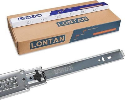LONTAN 14'' Soft Close Schubladenschienen Schwerlast 3-fach