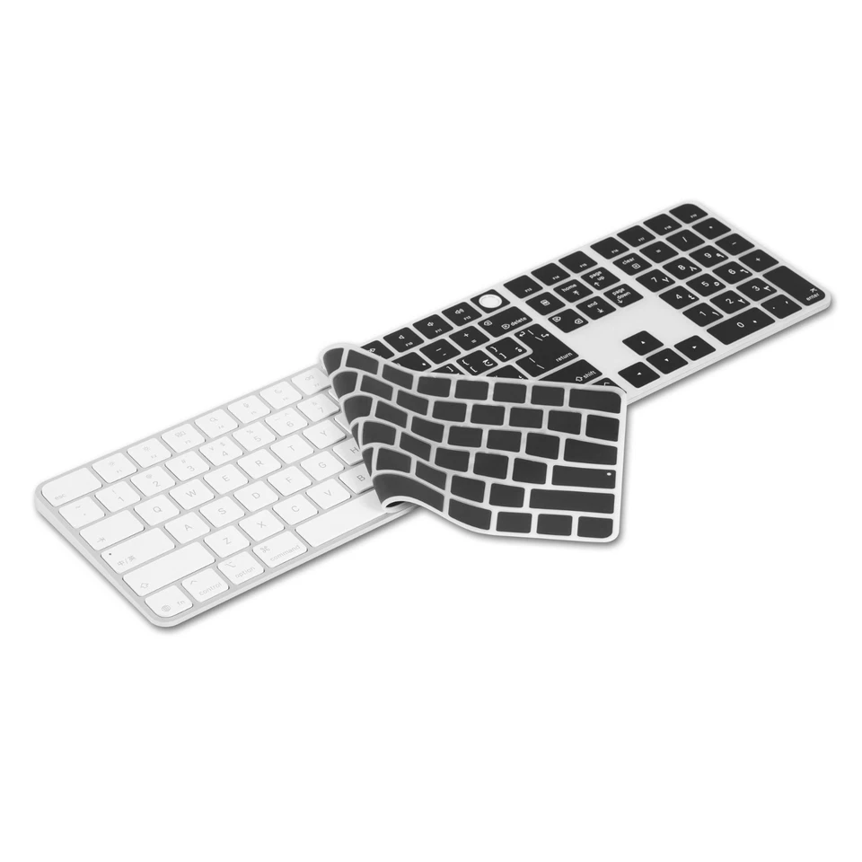 XSKN Arabic Keyboard Cover for 2024 iMac Magic Keyboard and Numeric A3119 M4 - Image 3 of 4