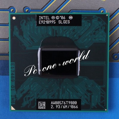 100% OK SLGES Intel Core 2 Duo T9800 2.93 GHz Dual-Core Laptop Processor CPU