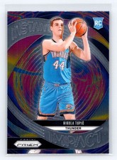 2024-25 Panini Prizm Instant Impact #3 Nikola Topic Rookie Oklahoma City Thunder
