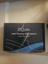 Brand New  ZQuiet, Anti-Snoring Mouthpiece, Starter Pack with 2 Sizes Damage Box