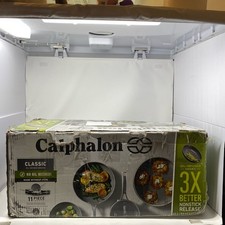 Calphalon Classic Oil-Infused Ceramic 11-Pc Cookware Set, Gray