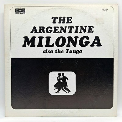 The Roper Dance Orchestra - Argentine Tango LP 50s/60s VG+ 12'' Vinyl Instruction