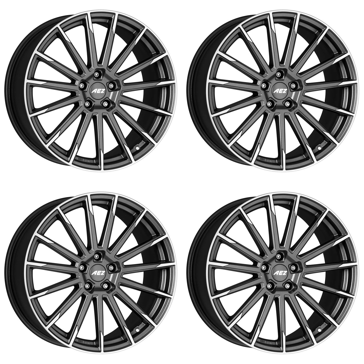 4 AEZ Atlanta titan Wheels 7.5Jx18 5x112 for Ford Tourneo Connect Transit Connec