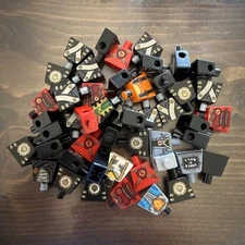 LEGO LOT OF 50 MINIFIGURE TORSO PIECES CHEST BODY  PARTS (NO ARMS)