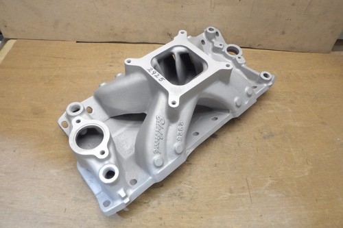 Edelbrock 2925 Super Victor Small Block Chevy 23 Intake Manifold SBC 350 383 400