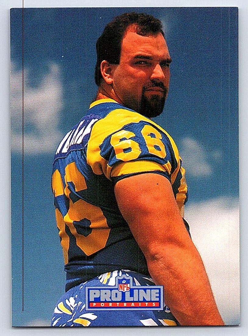 Tom Newberry 1991 Pro Line Portraits #129 Los Angeles Rams