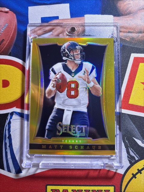 2013 Panini Select Gold /10 Matt Schaub