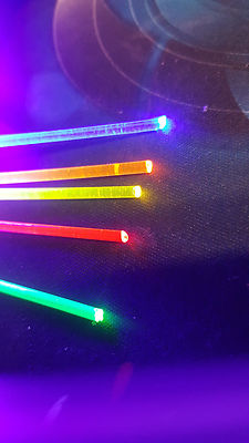 4 pcs x1.5'' Fiber Optic Replace Rod Gun Sight Made In USA   