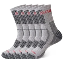 5 Pairs Socks for Men Warm Cozy Boot Socks Comfortable Thermal Warm Socks for...