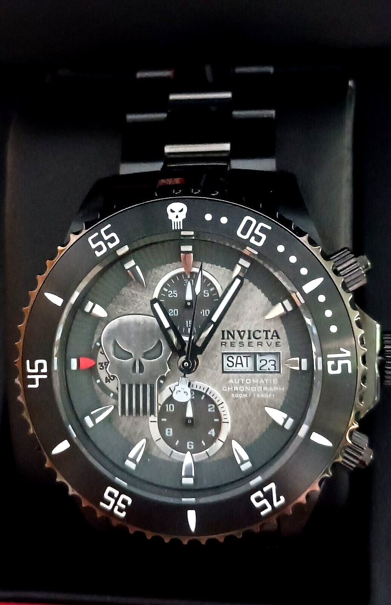 Invicta Marvel Punisher LE Mens Automatic 47mm Watch 27161 #04