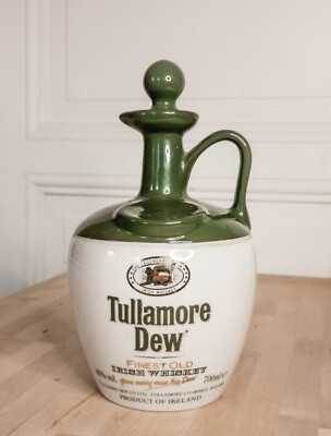 LEER Keramik Krug TULLAMORE DEW WHISKY Irland/Deko Bar Bistro