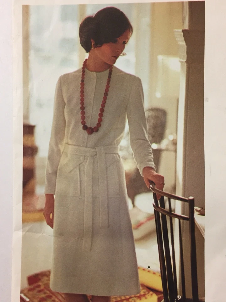 Vtg Vogue Couturier Design Michael Of London Dress Sewing Pattern Size 12 2625 - Image 2 of 4