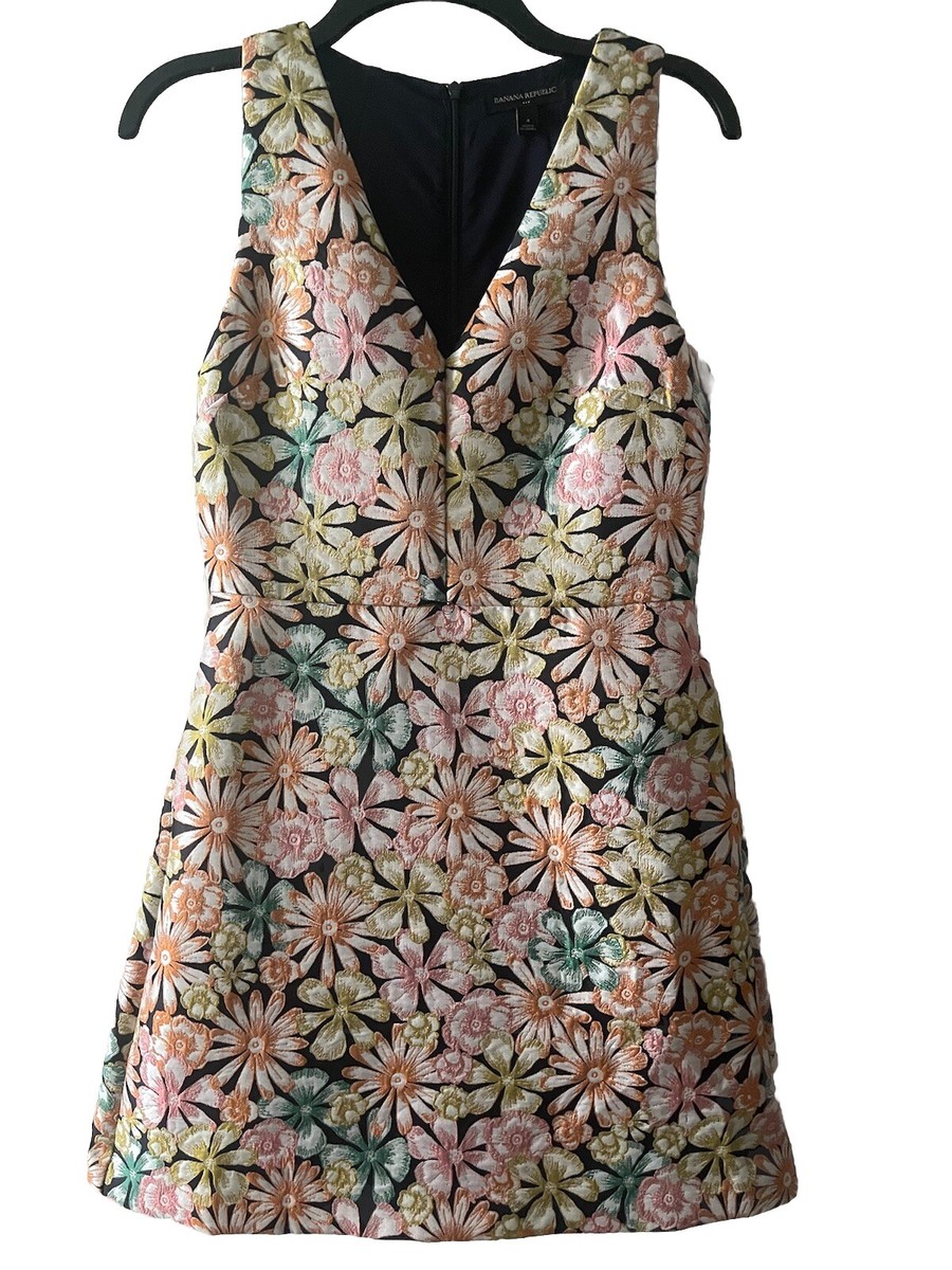 banana republic embroidered shirt dress Banana Republic Women's Embroidered Tencel -Linen Wrap Dress Stripe With Embroidery Size XL