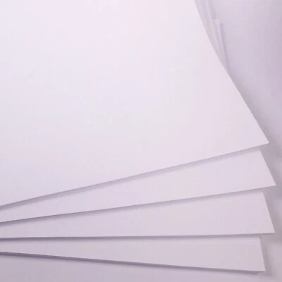 A4 White Card 400gsm High Quality Thick Art Card 50 Sheets White Crafting Card