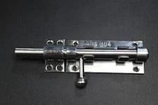 NEW 6" Galvanized Steel Sliding Barrel Bolt Latch.