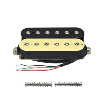FLEOR Brücke Alnico 5 Double Coil Humbucker E-Gitarre Pickup Zebra Guitar Parts