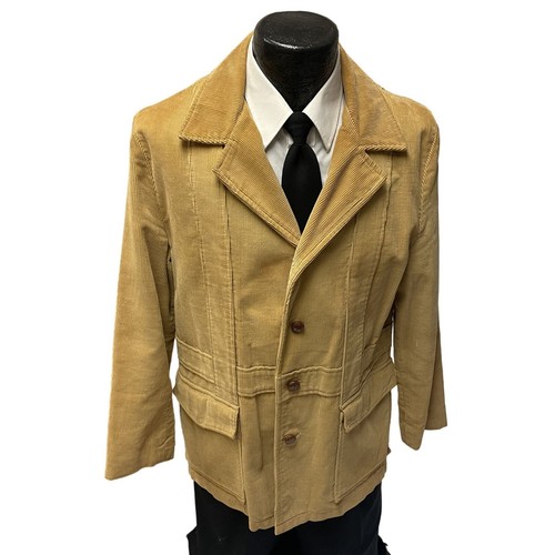 Vtg Silton California CORDUROY Sport Coat MOD Patch Pocket BELTED BACK Jacket 40 - 第 1/11 張圖片