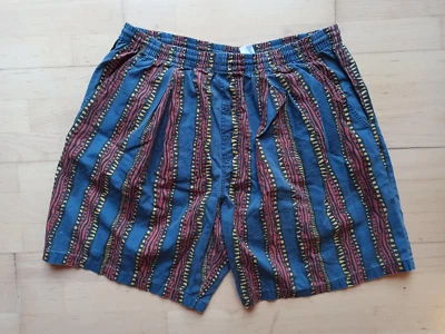 Vintage Nike 90s Crazy Abstract Geometric All Over Print Pattern Shorts Hose M - Bild 1 von 4