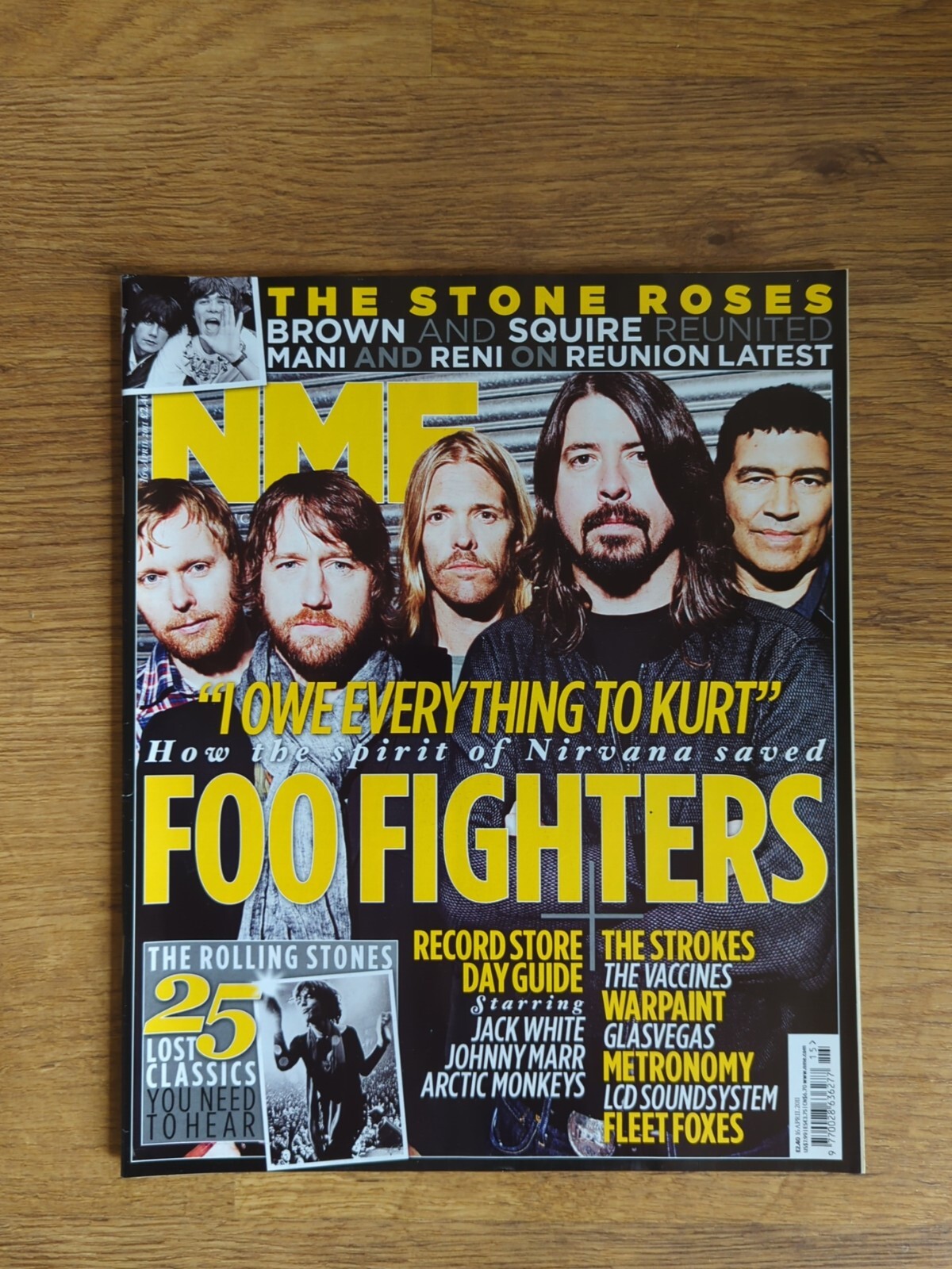 NME Foo Fighters, The Stone Roses Reunited, The Rolling Stones 25 Lost Classics
