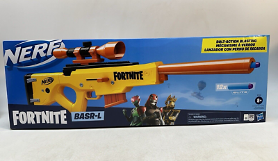 Nerf Fortnite BASR-L Bolt Action Clip Fed Blaster Removable Scope