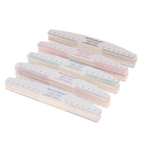 10Pcs Multi Grit Wood Nail Files Thick Wooden Sandpaper 100 150 180 240 Gr$r - Picture 10 of 17