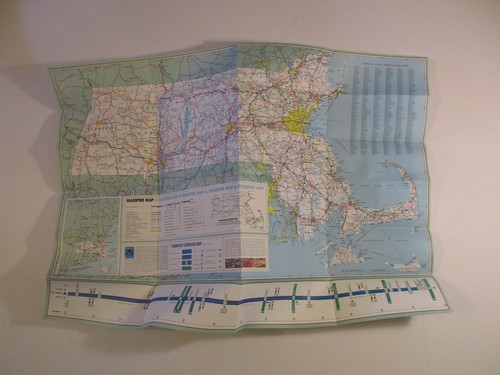 1995 Massachusetts State Highway Travel Road Map-Box 3 - 第 4/12 張圖片