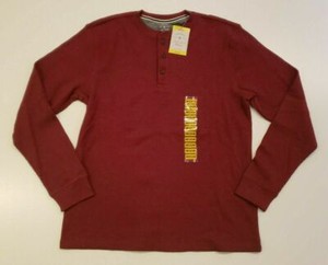 dark red henley