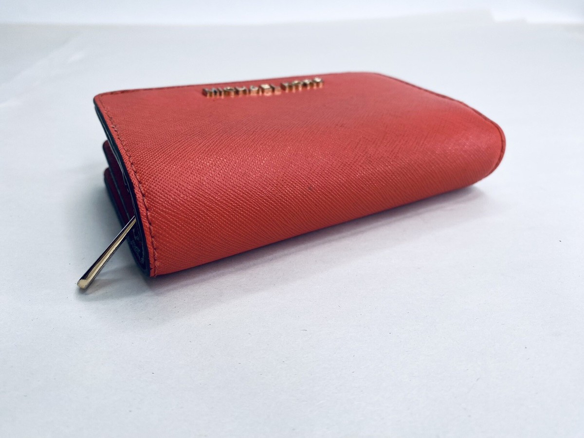 財布・小物その他 Michael Kors Woman Wallet Red 32T4GJ6Z5L 847 Michael Kors Jet Set leather wallet with removable handle