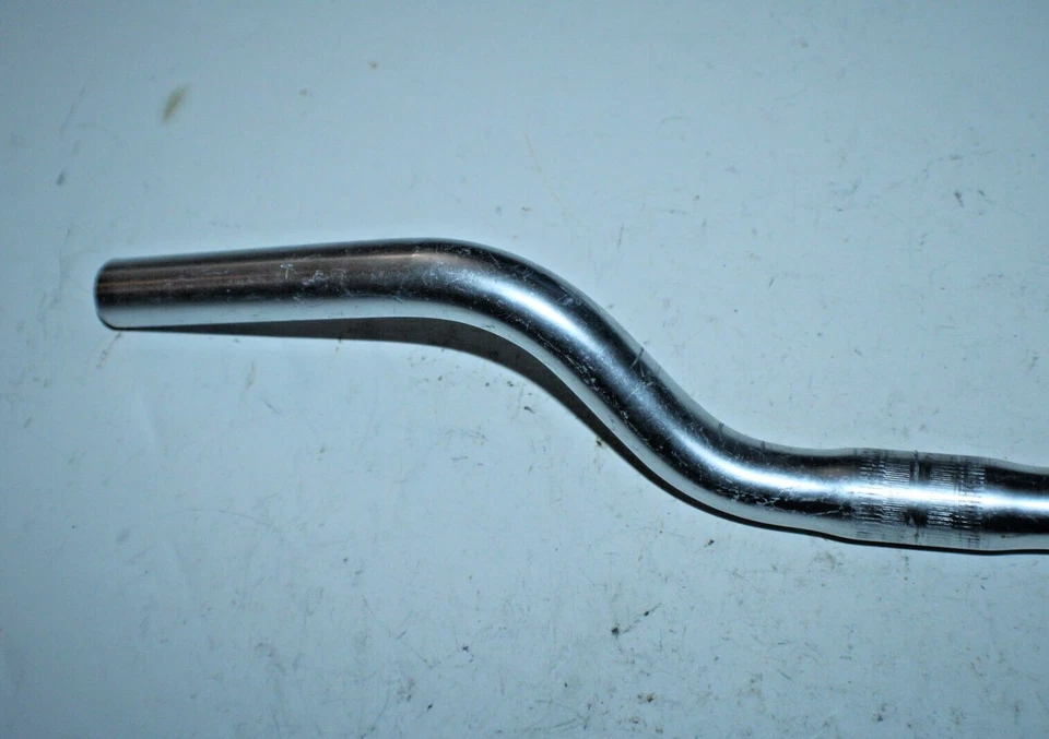 Manillar MTB 25,4 mm 50 cm 2,5" barra elevadora plateada cómoda híbrida ¡Envío rápido a EE. UU.! Foto 4 de 4