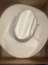 Vintage TONY LAMA  100% COWBOY STRAW 10X Cowboy Western HAT Size 7