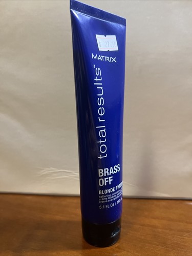 Matrix Total Results Brass Off Blonde Threesome Smoothing Cream 5.1 Oz - Picture 3 of 3