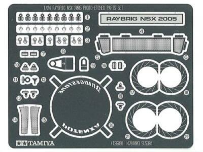 Tamiya 1/24 Detail Up Parts Series for Raybrick Honda NSX