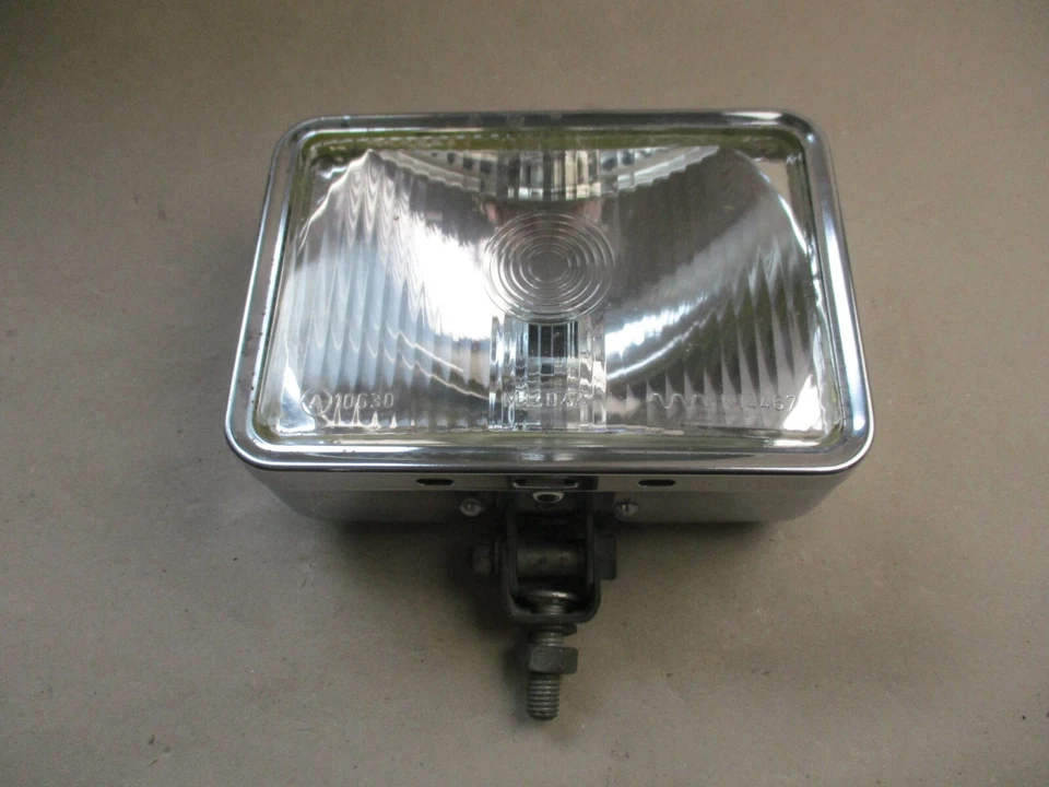 Oldtimer Mercedes Opel BMW Borgward Chrom Zusatzscheinwerfer Hella 17cmx12cmx6cm - Bild 2 von 4