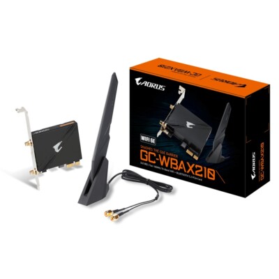 Gigabyte GC-WBAX210 Intel Wifi 6E Ax200 2400Mbps Bluetooth 5.2 Wireless Pci-Expr