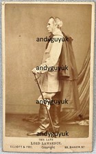 CDV LORD LAWRENCE VICEROY OF INDIA INDIAN MUTINY ANTIQUE PHOTO VICTORIAN NAMED