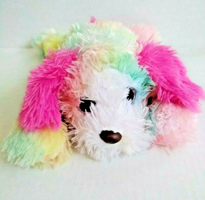 rainbow dog stuffed animal