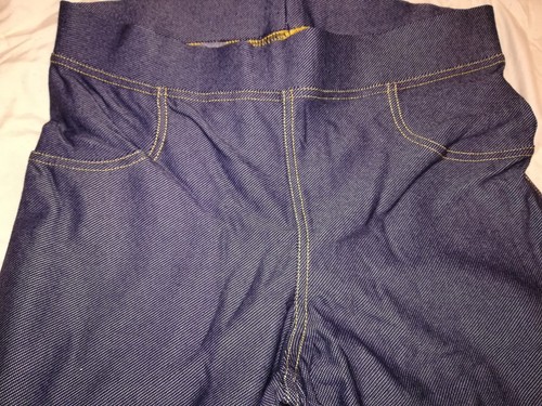 CALZEDONIA Leggings TG M Contenitivi Colore Blu Denim | eBay