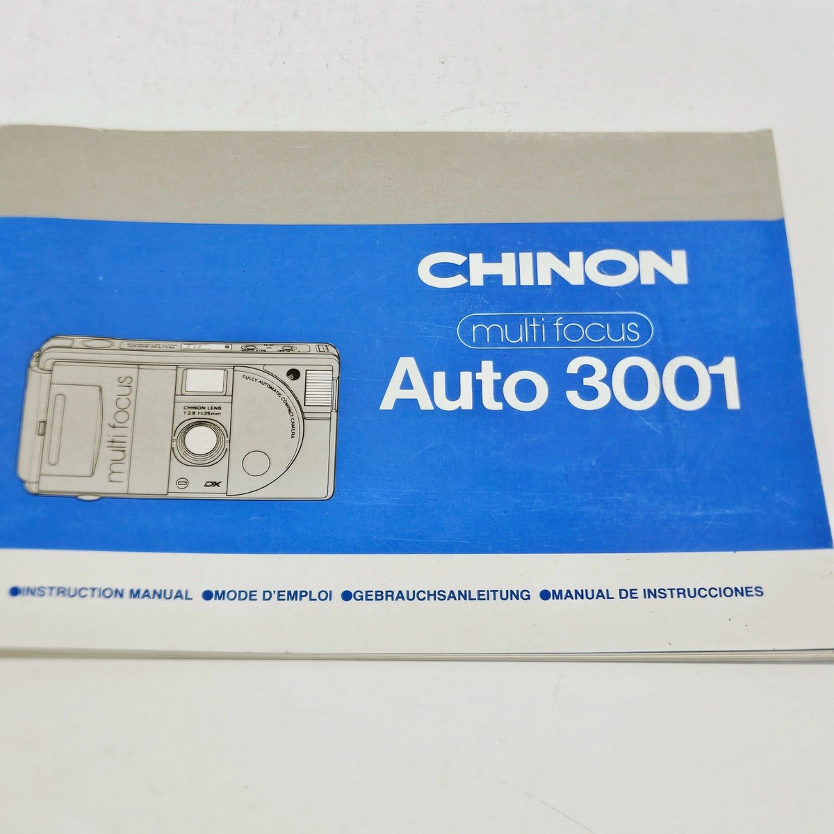 Chinon Multi Focus Auto 3001 Instruction Manual Printed in Chinon Multi Focus Auto 3001 Instruction Manual Printed in