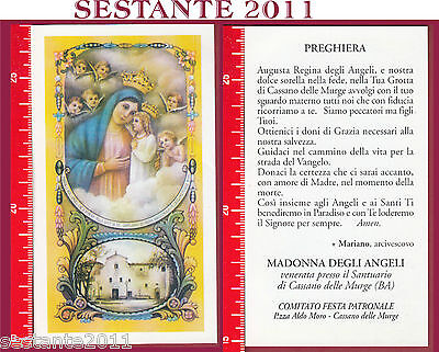 708 Santino Holy Card Madonna Maria Regina Degli Angeli Cassano Delle Murge Ba Ebay