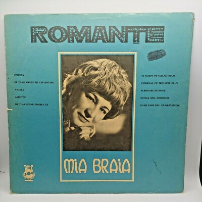 Romante Mia Braia Vintage Vinyl LP Eletrocord EPE 0540 Romainian