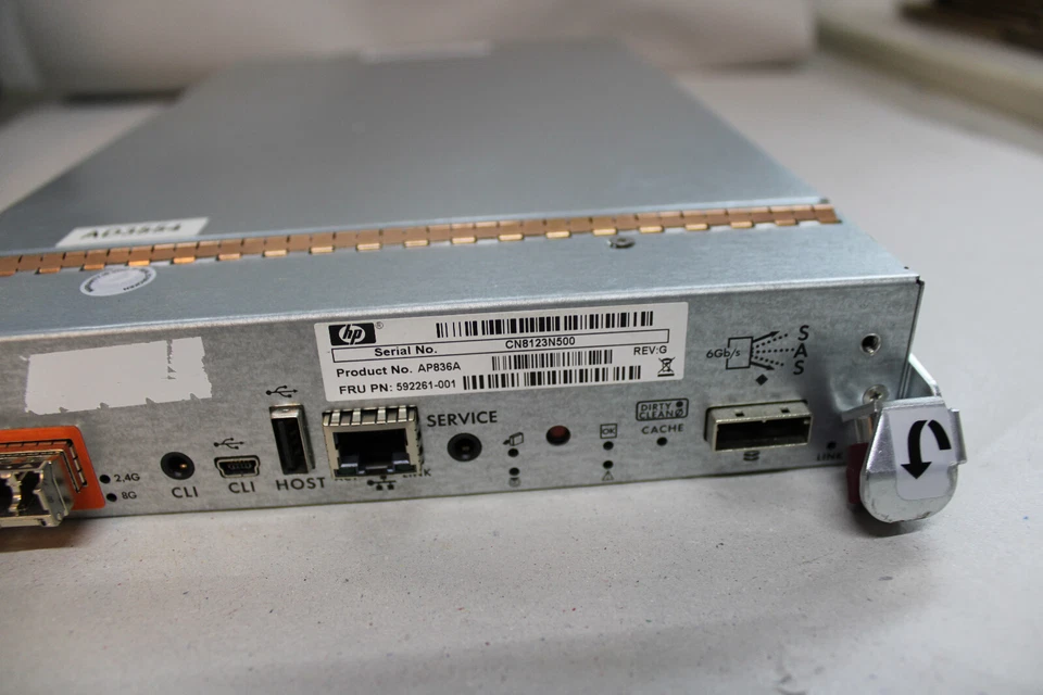 HP MSA P2000 G3 Storage FC 8Gb Controller Modul HPE 592261-001 AP836A - Bild 2 von 4