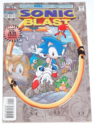 1997 ARCHIE COMICS SONIC THE HEDGEHOG SONIC BLAST #1 VF- SEGA GAME ADAPTATION